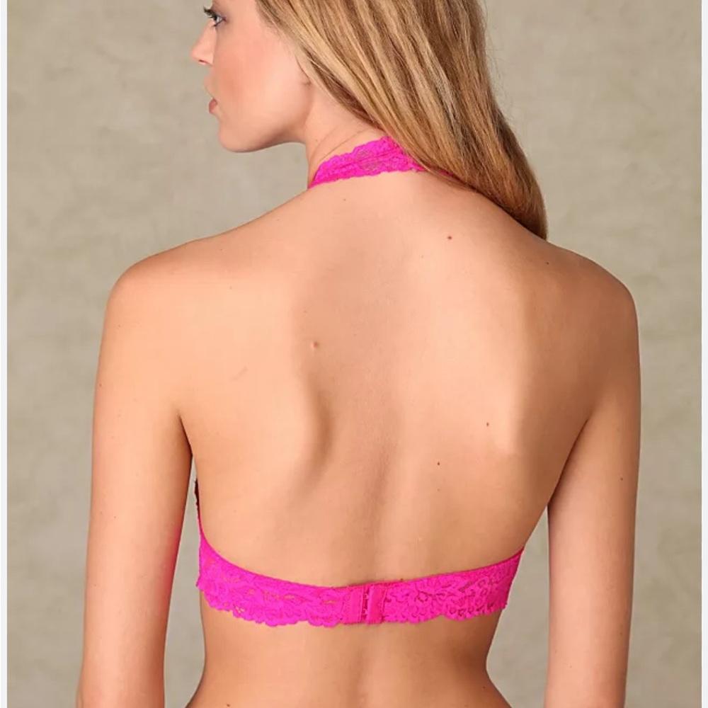 Free People Last Dance Lace Halter Bralette